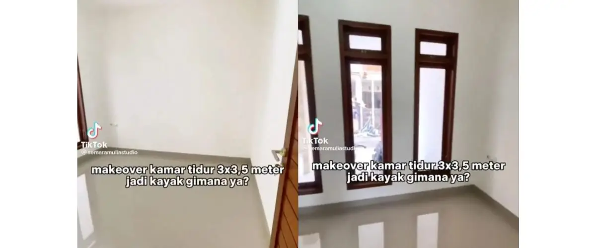 Perubahan kamar kosong 3x3,5 meter ini bikin melongo usai dimakeover, mewahnya bak hotel bintang lima