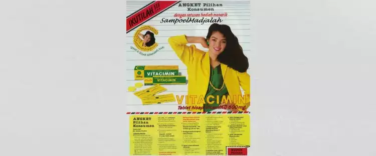 Model iklan vitamin C ini dulunya model top era 80-an, intip 9 potret masa mudanya memikat