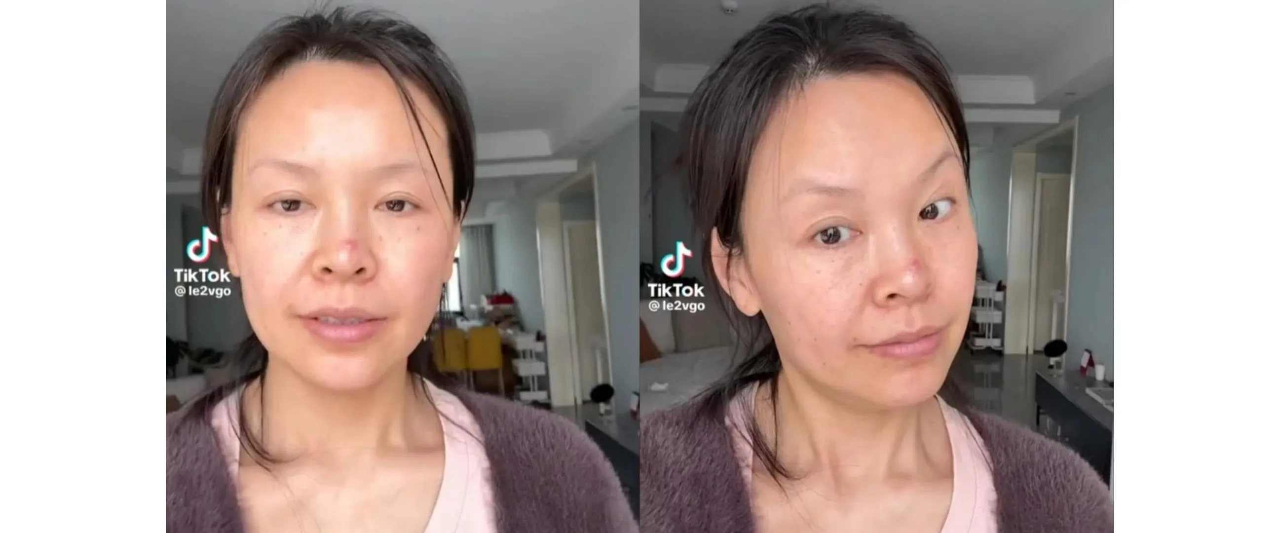 The power of makeup, transformasi emak-emak dandan flawless ini hasilnya dipuji mirip idol K-Pop