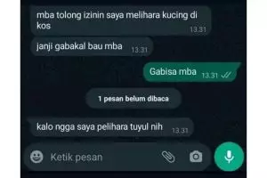 Penuh drama, 11 chat lucu dengan pemilik kos ini bikin susah nahan ketawa