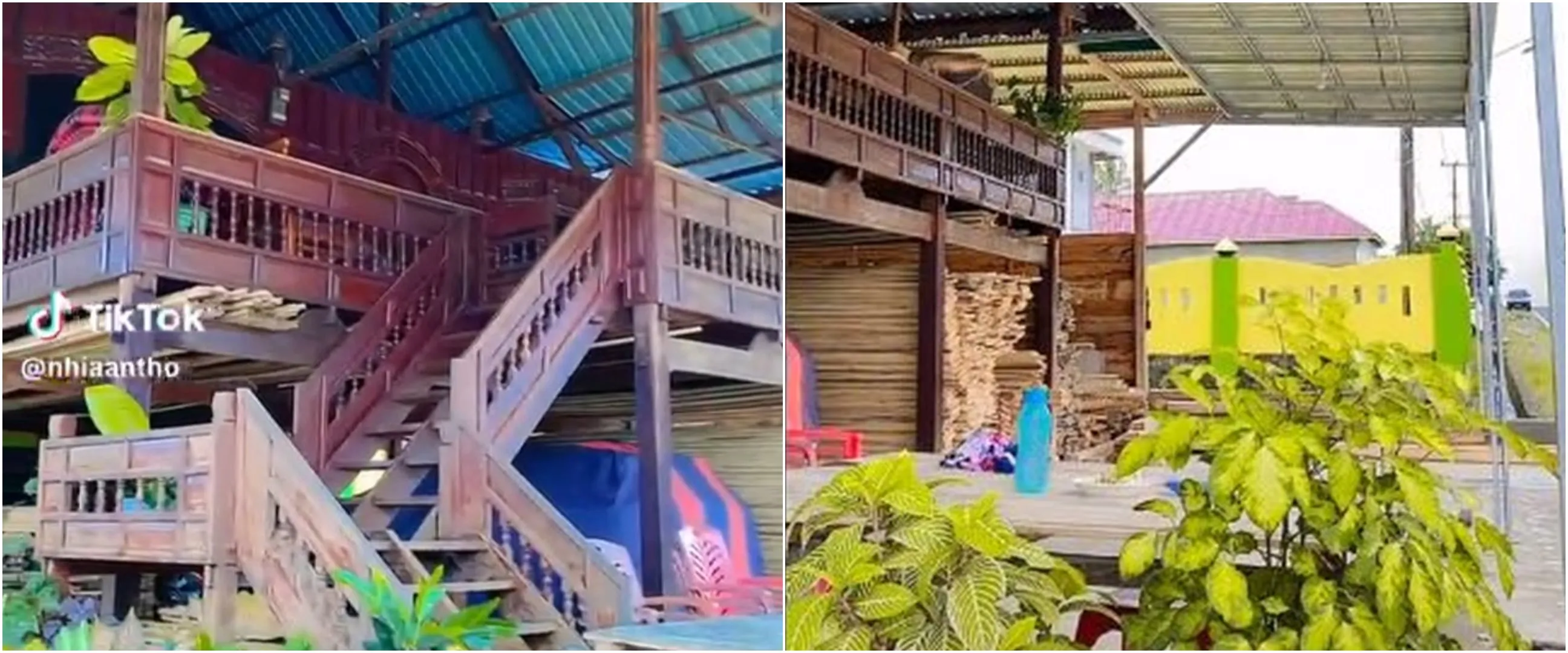 Mengecoh pencuri, 11 potret rumah kayu dari luar tampak kumuh dalamnya nuansa emas ini bikin melongo
