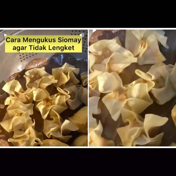 Tanpa lapisan daun pisang, ini trik mengukus siomay agar matang dan tidak lengket di panci
