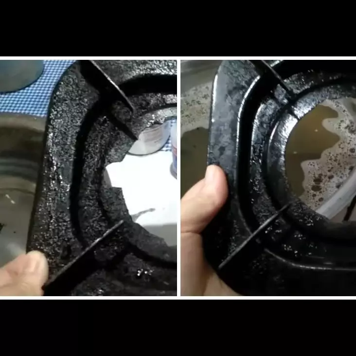 Tak perlu baking soda atau sitrun, ini cara mengangkat kerak di tungku kompor pakai 2 bahan