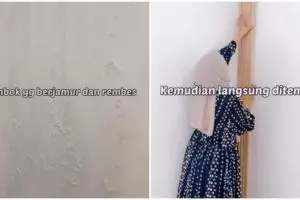 Tanpa perlu repot dicat ulang, begini tips atasi tembok lembap dan berjamur jadi makin cantik