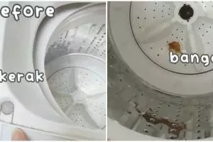 Hanya manfaatkan 3 bahan dapur, begini cara ampuh bersihkan kotoran dan kerak kuning di mesin cuci
