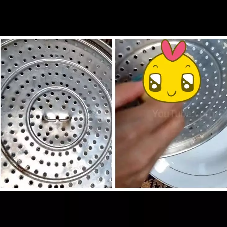 Aksi wanita tunjukkan fungsi lain saringan kukusan ini bikin takjub, kreatif abis