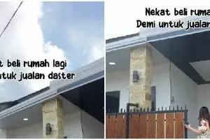 Bakul daster usia 25 tahun beli rumah mewah dijadikan gudang, netizen: beli rumah seperti beli kacang