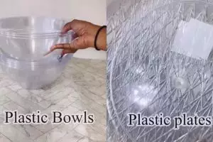 Berbekal mangkuk dan piring, begini trik membuat meja hias multifungsi yang mewah dan estetik