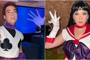 11 Momen perayaan ultah Vidi Aldiano, BCL, & Yuki Kato bertema anime, baju Febby Rastanty curi atensi