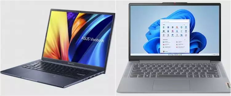Dijual Rp7 jutaan, ini 4 perbandingan Asus VivoBook 14X M1403, Lenovo Ideapad Slim 3, dan HP 14s