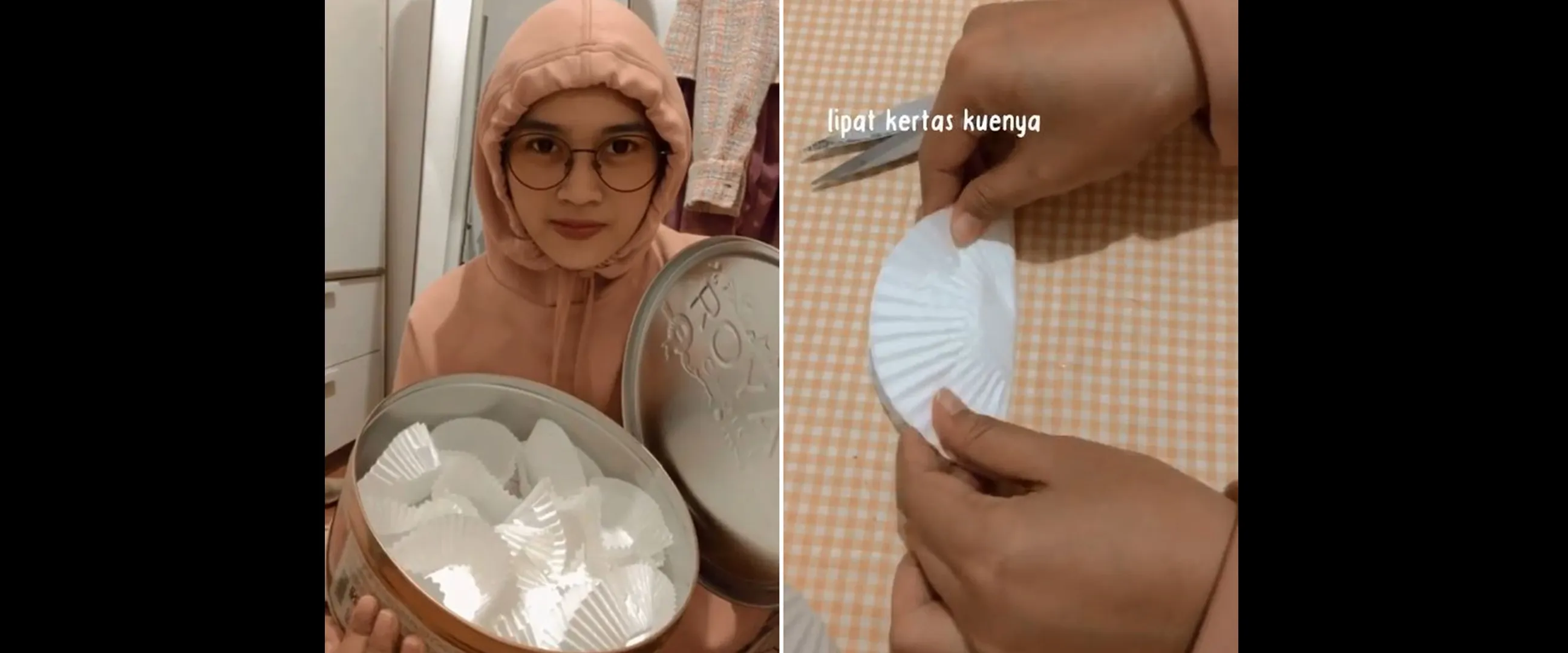 Cuma pakai kaleng bekas Lebaran, begini cara bikin hiasan meja cantik yang mudah dan gampang ditiru