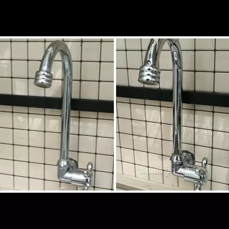 Bukan pakai kertas baking, ini cara sederhana atasi keran wastafel kusam cuma pakai 1 bahan