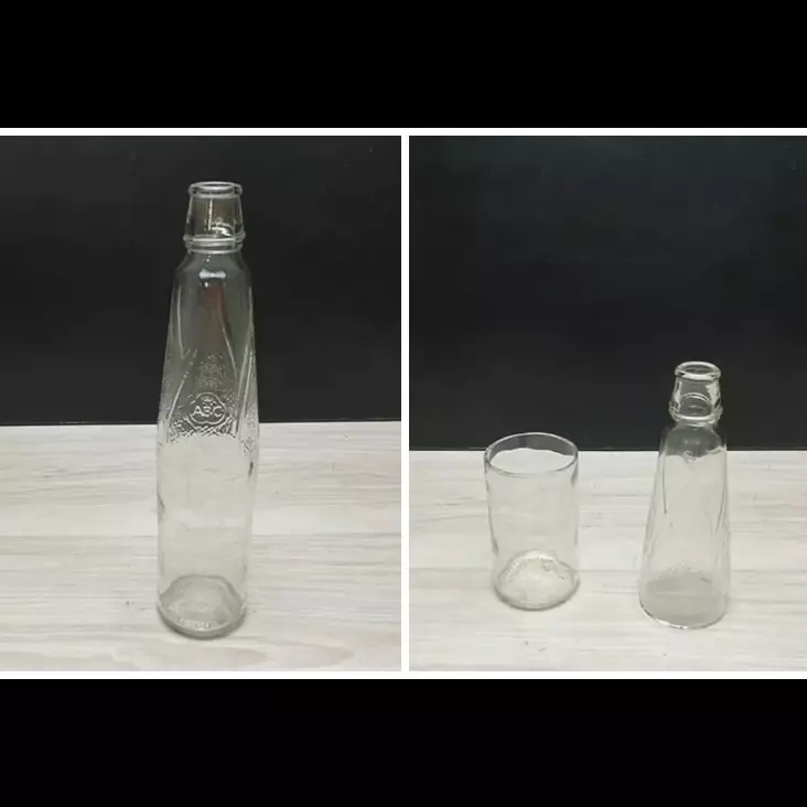 Bukan dibakar, begini cara simpel potong botol sirup bekas agar rapi dan bisa dijadikan gelas