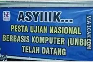 11 Potret kocak spanduk sekolah ini penampakannya nggak sesuai realita, lihatnya jadi bingung