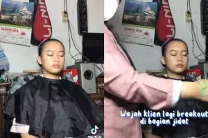 Wanita berjerawat ini dirias MUA jadi berparas Barbie, potret before-afternya bagai bumi dan langit