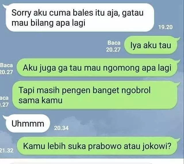 nggak tau mau ngobrol apa lagi © berbagai sumber