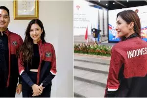 Tampil catchy di pelepasan Timnas, ini 7 momen Mikha Tambayong bertugas sebagai Tenaga Ahli Kemenpora