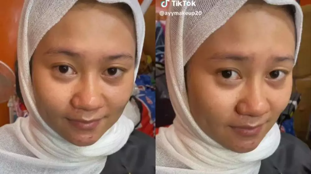 hasil makeupnya mirip Aaliyah Masaid © TikTok