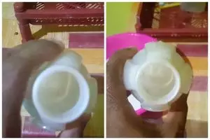 Bukan pakai sitrun, ini cara cuci bagian dalam botol minum agar noda lumut luntur pakai 2 bahan