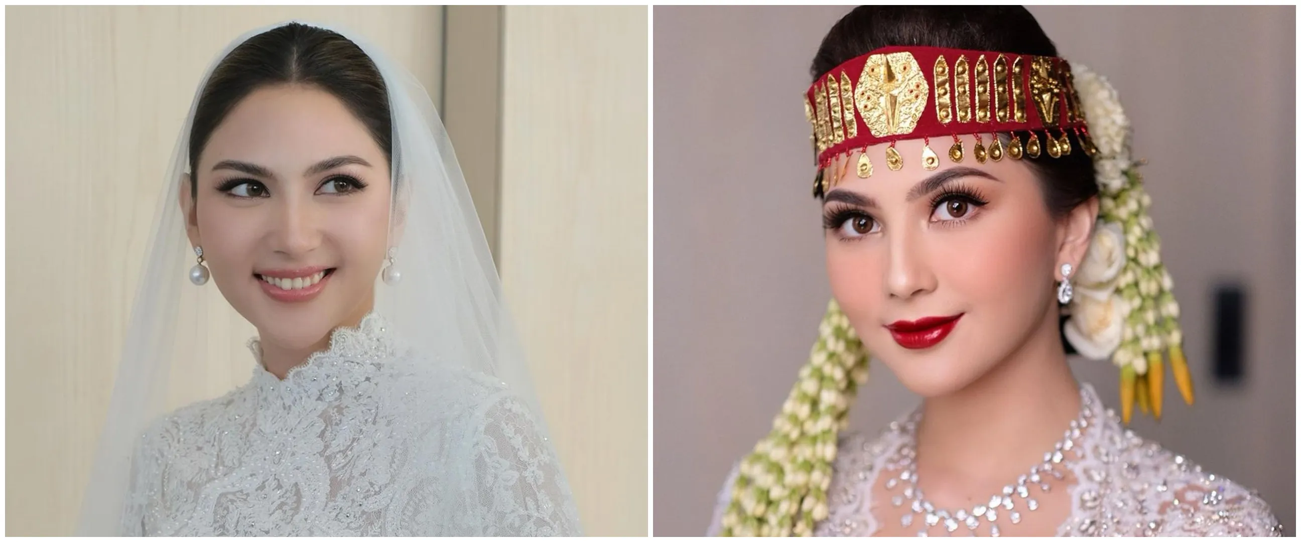 11 Potret detail gaun pengantin Jessica Mila dari pembekartan hingga after party, mewah bak princess