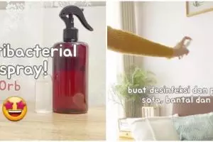 Bermodalkan Rp 20 ribu, trik bikin spray disinfektan ini praktis bunuh kuman dan bakteri di rumah