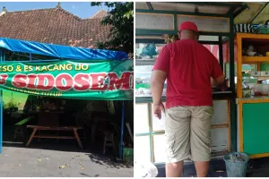 Mencicipi kesegaran es kacang hijau legendaris Jogja, tempat jajannya Rano Karno