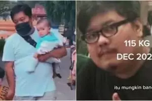 Viral transformasi pria turun 50 kg jalani diet intermittent fasting, bikin kaget disangka beda orang