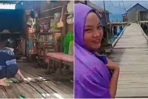 Viral rumah panggung punya view lautan biru tiap hari bisa mancing ikan nemo, intip 9 potret huniannya