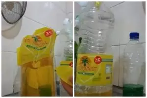 Cara antimainstream bikin corong minyak sederhana langsung dari bungkusnya