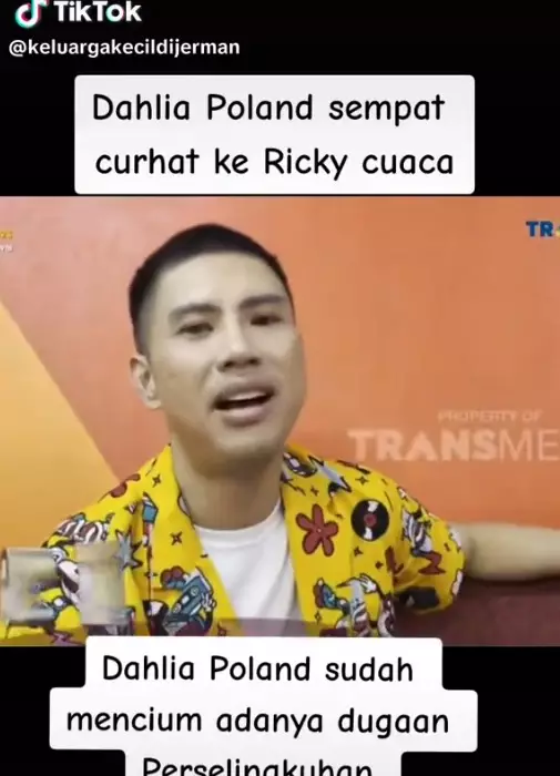 ricky cuaca bongkar isu perselingkuhan fandy christian © berbagai sumber