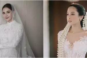 Gaya 11 seleb bareng bridesmaid di pernikahan, Jessica Mila tampil memukau bak princess