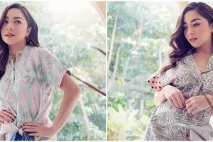 9 Gaya Nikita Willy saat hadiri kondangan, penampilan di nikahan Jessica Mila sederhana tapi berkelas