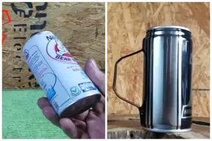 Jangan langsung dibuang, ini cara menyulap kaleng minuman bekas jadi cangkir estetik