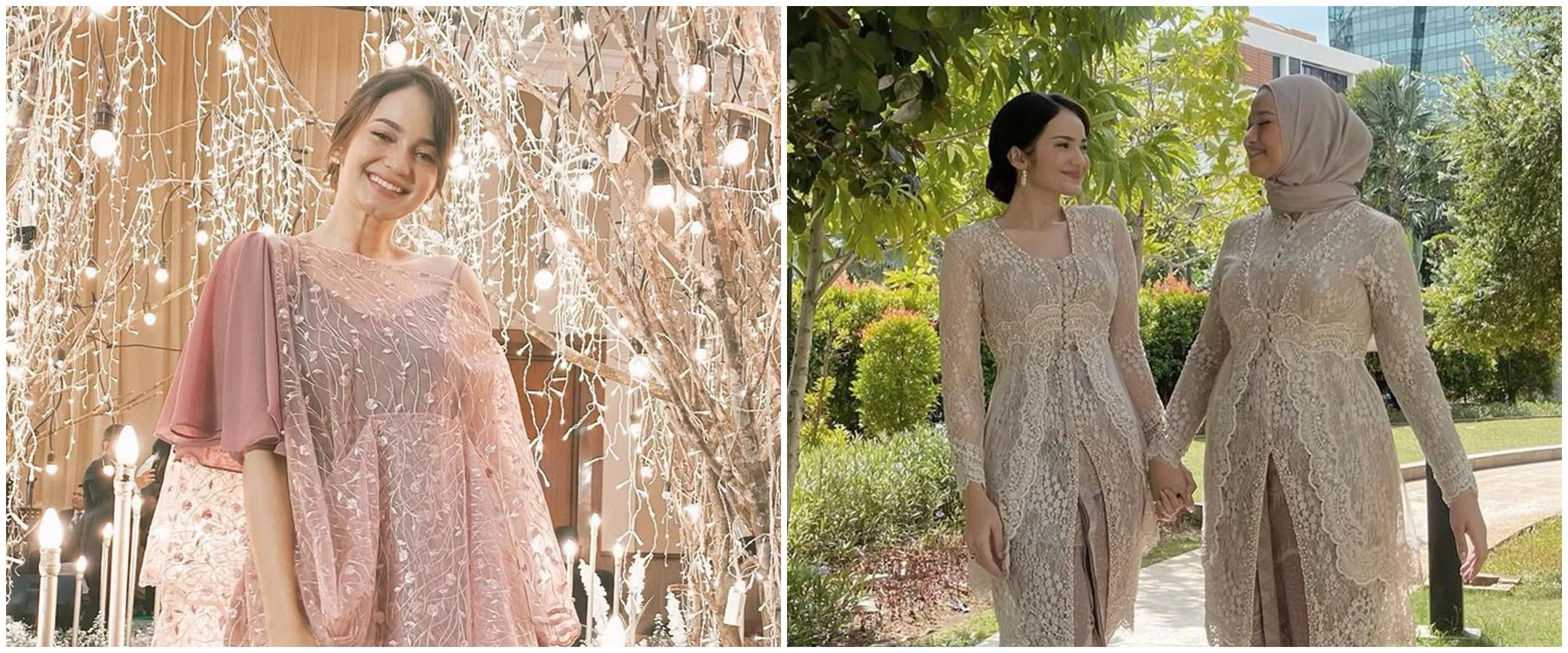 11 Potret Enzy Storia tampil memukau jadi bridesmaid, gayanya di nikahan Jessica Mila anggun abis