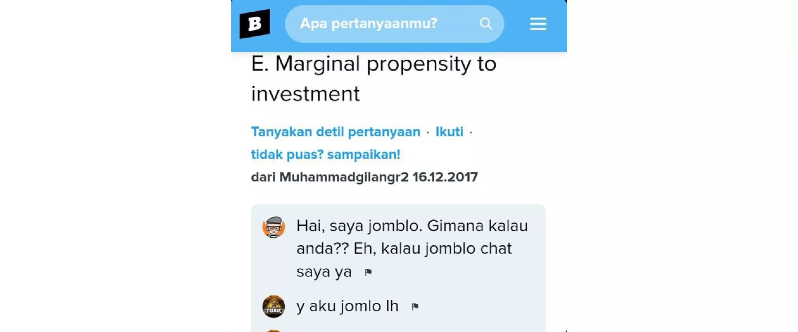 11 Potret kocak jawaban dan pertanyaan di Brainly ini lucunya bikin nggak habis pikir