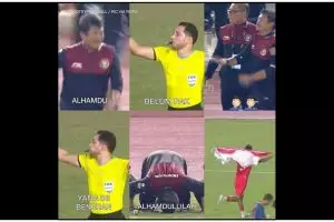 9 Potret kocak meme lucu Indonesia vs Thailand di SEA Games Kamboja, bikin lega bisa juara