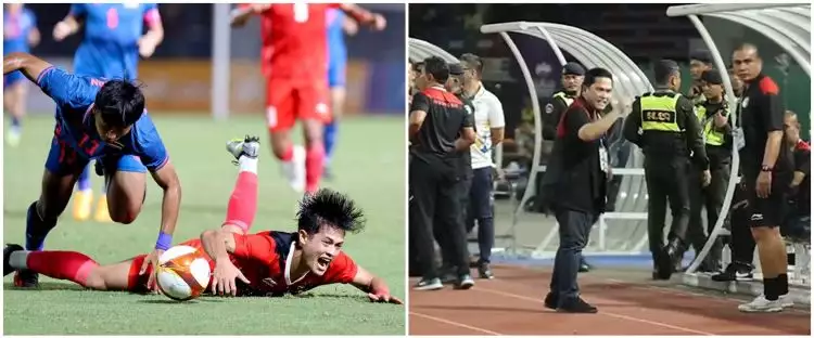 Final Indonesia vs Thailand di SEA Games 2023 diwarnai bentrok, aksi Erick Thohir ini bikin salut