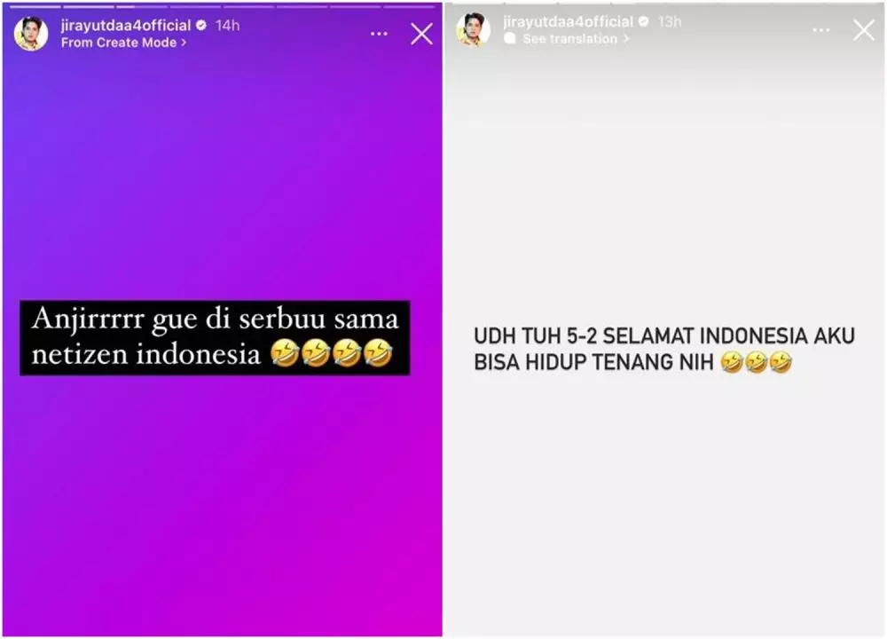 reaksi kocak jirayut usai laga final sepakbola sea games © berbagai sumber