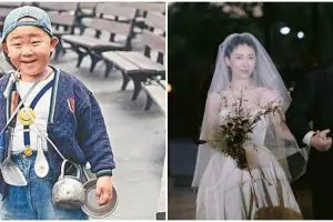 7 Momen pernikahan Steven Hao pemeran Boboho, Shi Xiao Long pemeran biksu kecil dipilih jadi best man