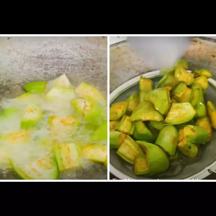 Tanpa bahan tambahan, begini cara menggoreng terong supaya tak menyerap banyak minyak