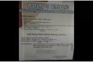 11 Potret kocak harga di daftar menu ini bacanya bikin orang lapar jadi pusing