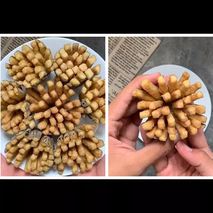 Tanpa direndam larutan garam, ini 9 trik bikin terong kembang api agar mekar dan renyah tahan lama