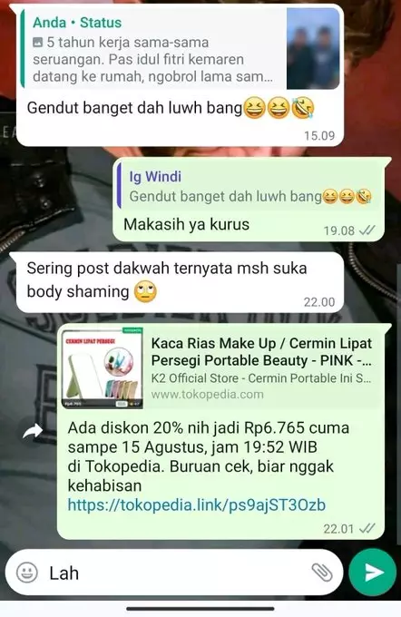 Chat lucu teman marah ketika diledekin Berbagai sumber Chat lucu teman marah ketika diledekin Berbagai sumber