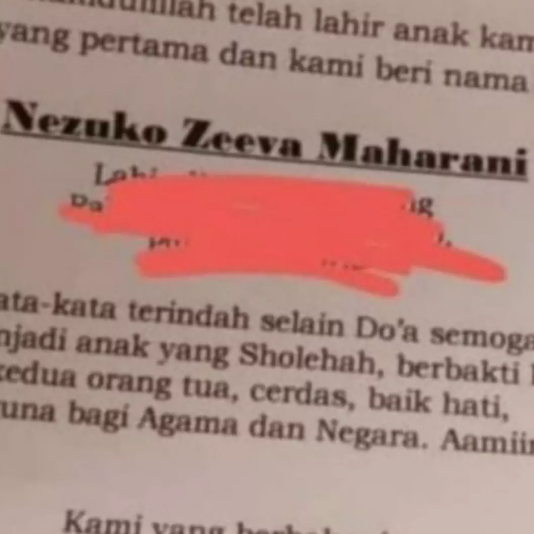 8 Potret kocak nama anak terinspirasi dari anime, fix orang tuanya wibu garis keras