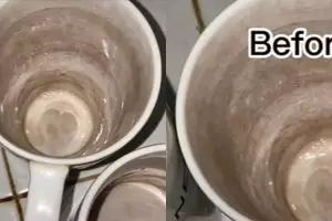 Trik bersihkan gelas dari noda kuning menahun cuma pakai bahan dapur, tak sampai 5 menit kinclong lagi