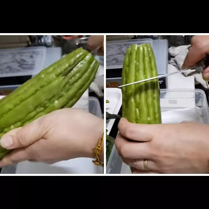 Tanpa diblansir, begini trik menyimpan pare agar tetap hijau sampai 1 minggu