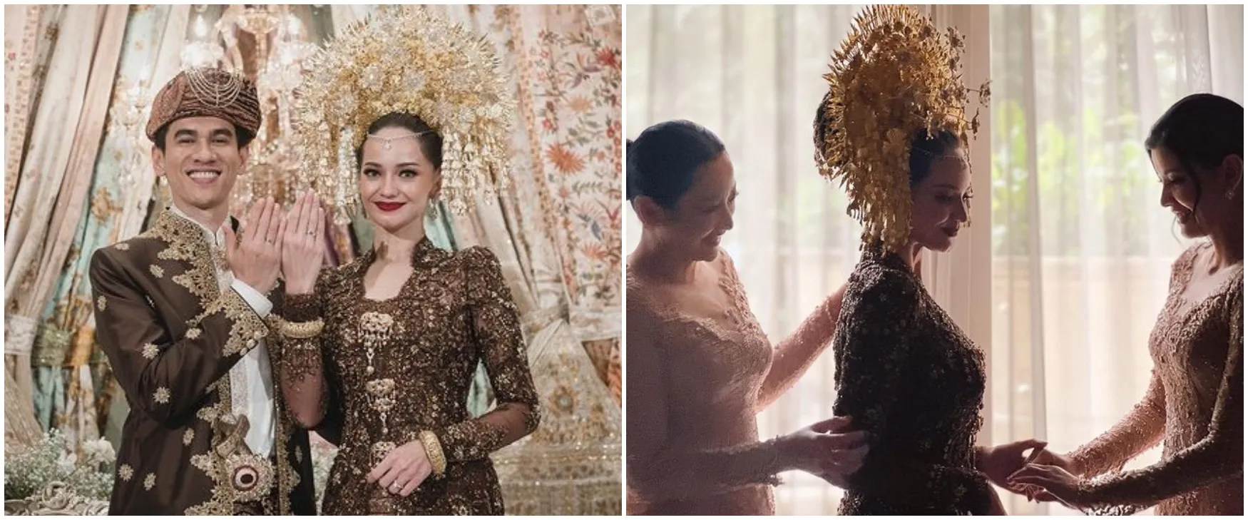 Jarang umbar kemesraan tiba-tiba nikah, ini kisah cinta Enzy Storia & Molen berawal dicomblangin teman