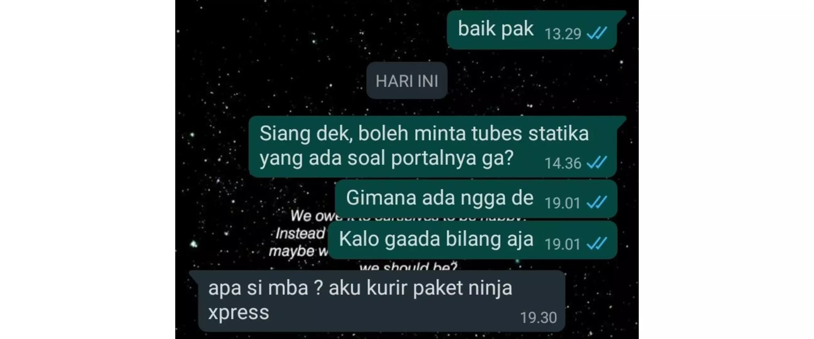 11 Chat lucu kurir dan pembeli barang online shop ini penuh keanehan, bikin ketawa kecut