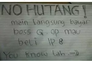 11 Potret kocak peringatan di warnet ini bikin pengunjung yang lihat ketawa tipis