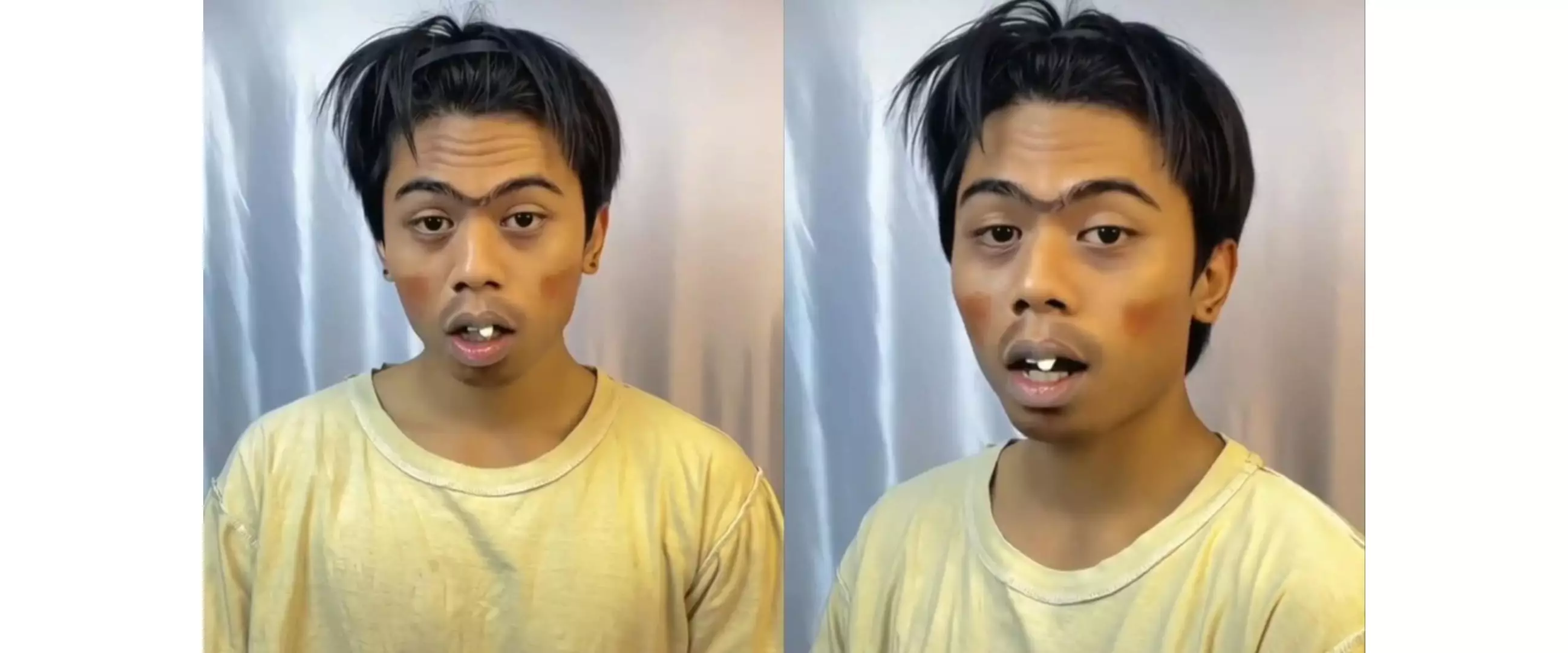 Awalnya kelihatan culun, transformasi cowok dimakeup ala Korea ini hasilnya di luar ekspektasi